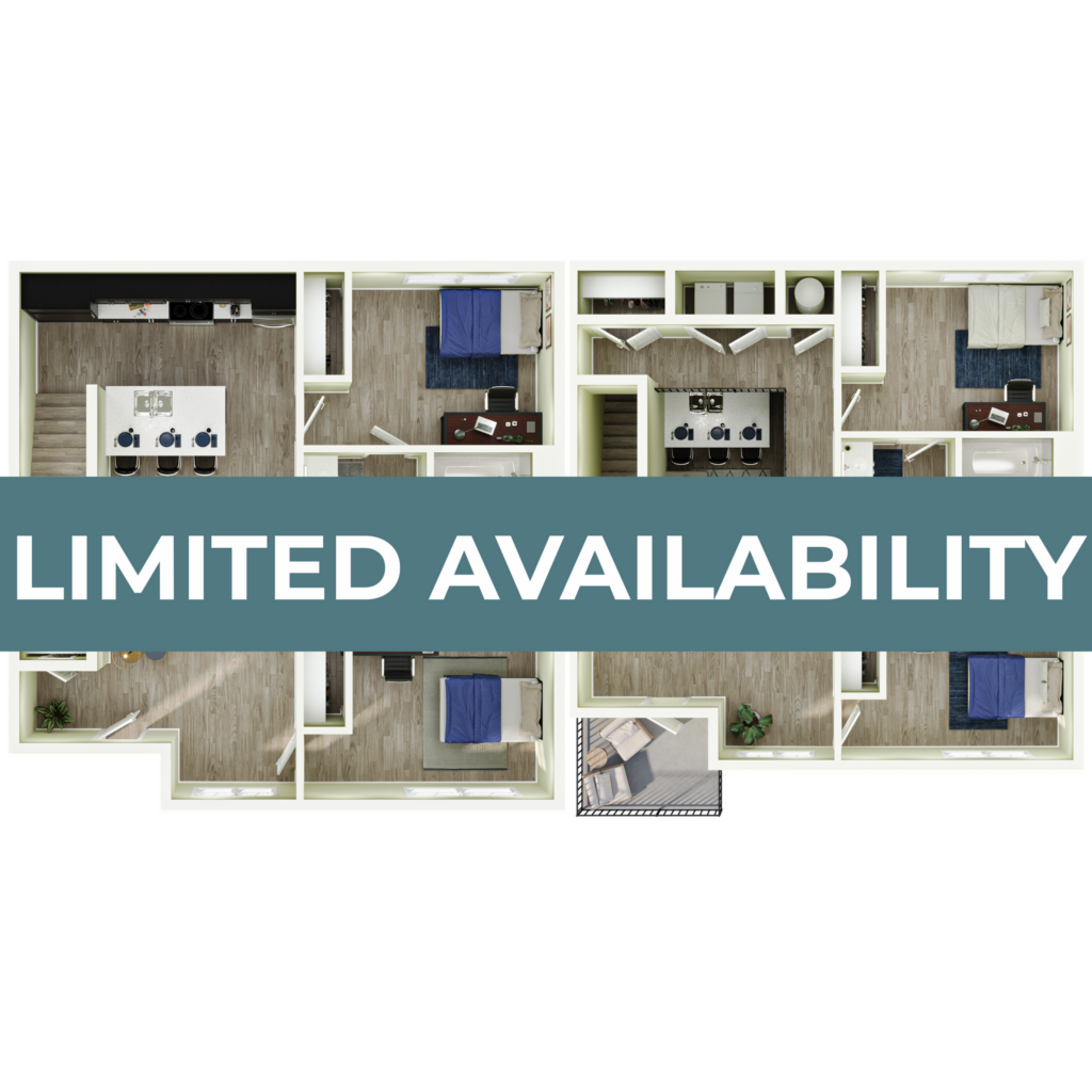 4BR/4BA – Townhome A