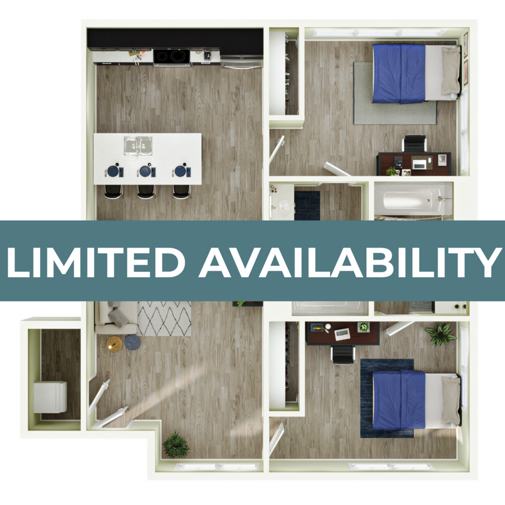 2BR/2BA – Premium