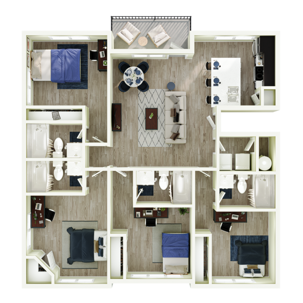 4BR/4BA – B – Premium